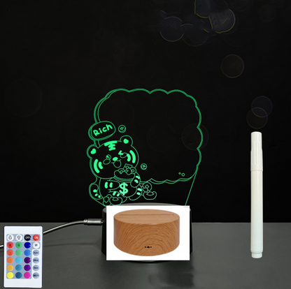 3D Acrylic Handwriting Message Board with LED Light