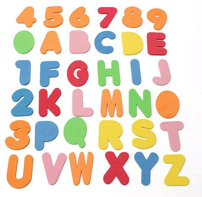 36PCS Letters & Numbers Educational Bath Toy Set