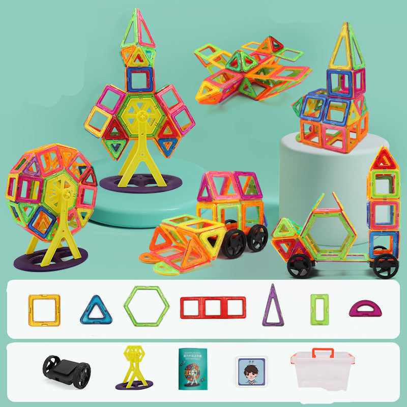 Magnetic Piece Building Blocks Kit for Kids