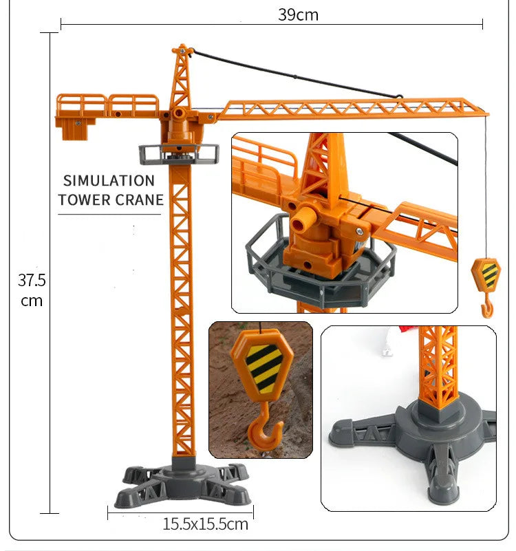 1:100 Simulation Tower Crane Model