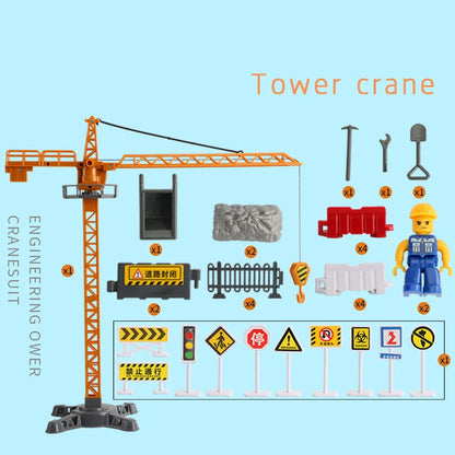 1:100 Simulation Tower Crane Model