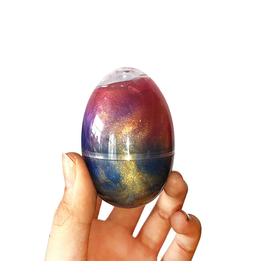 Galaxy Crystal Egg Slime Putty - Colorful Stress Relief Clay