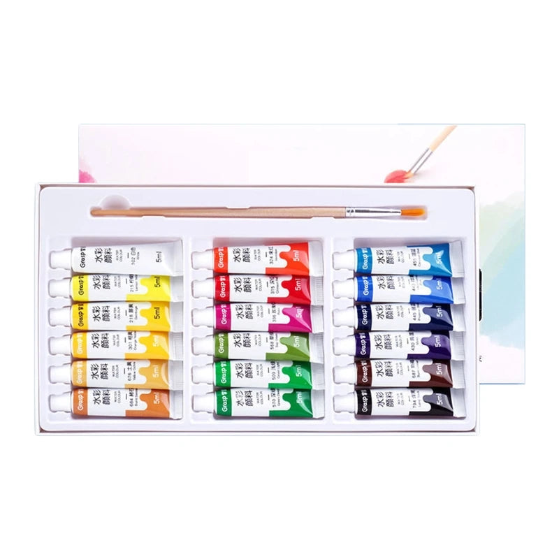 Gouache Paint Set – 5ml Tubes, Rich Pigments