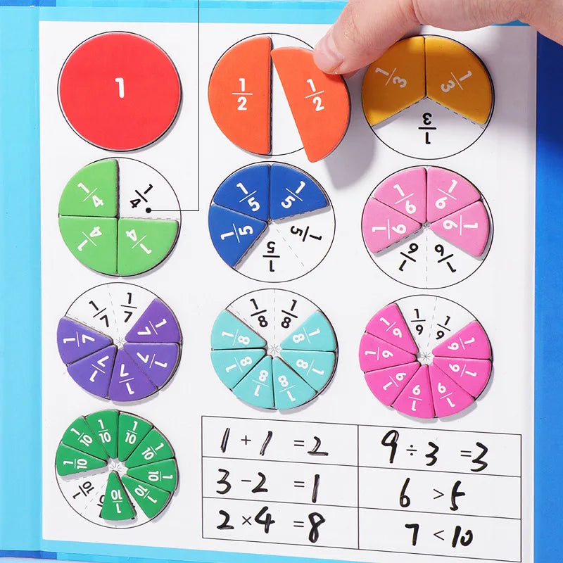 Montessori Fraction Learning Toy