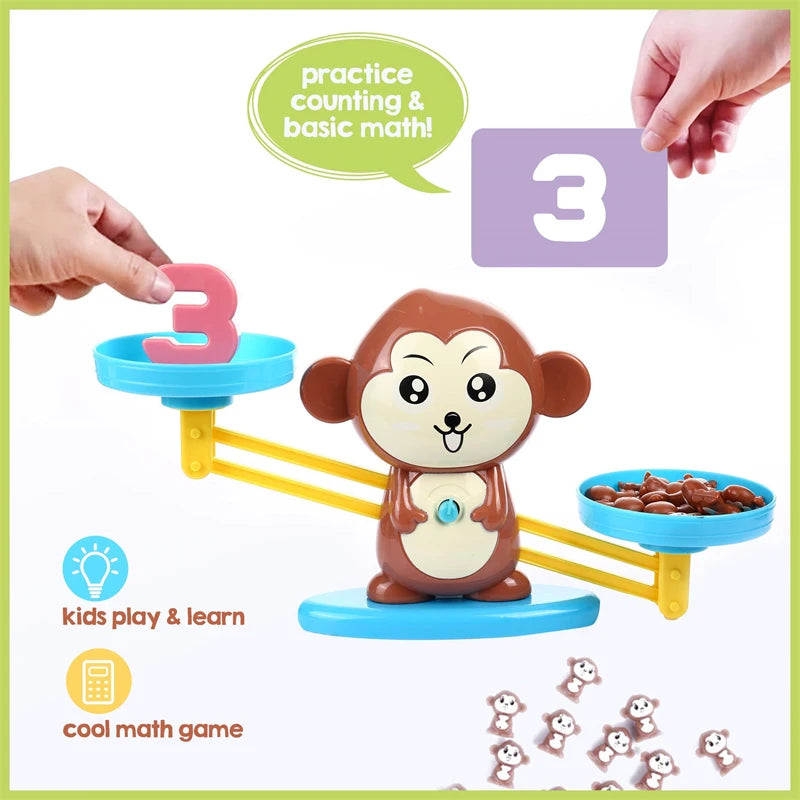 Monkey Balance Math Game