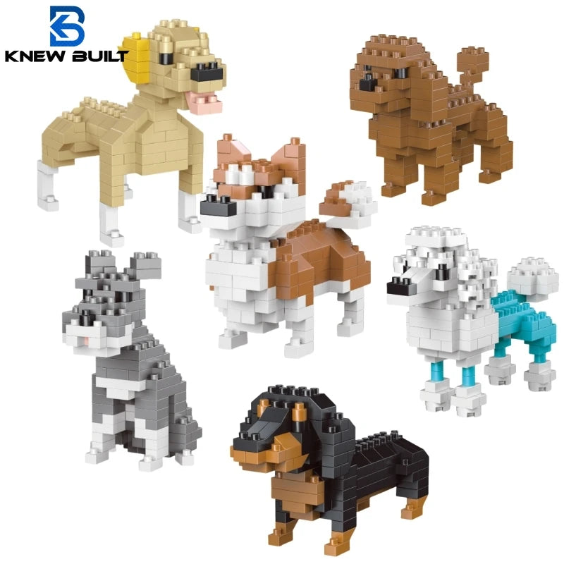 Super Mini Dachshund Dog Building Block Kit