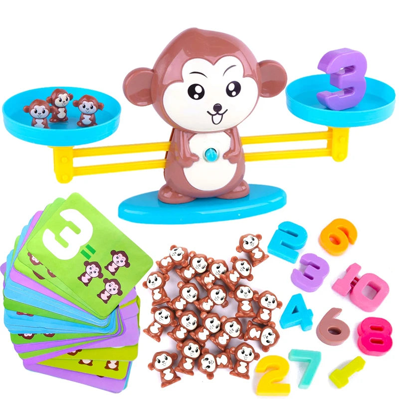 Monkey Balance Math Game