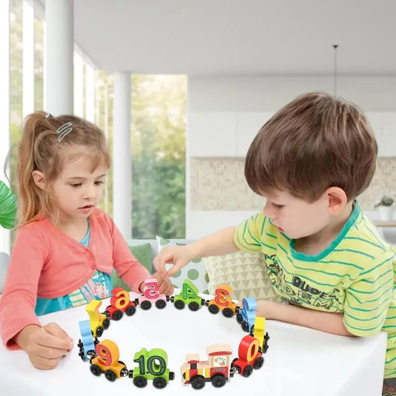 Number Train Toy - Early Education Counting & Calculation Blocks