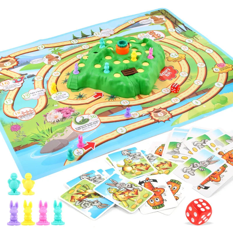 Tortoise and Rabbit Race Board Game