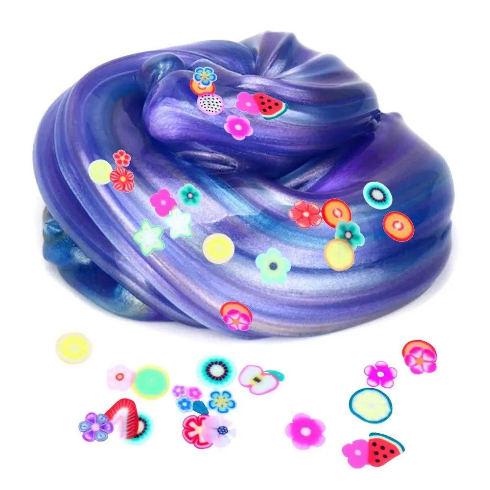 Crystal Fluffy Slimes Ball Polymer Clay for Kids