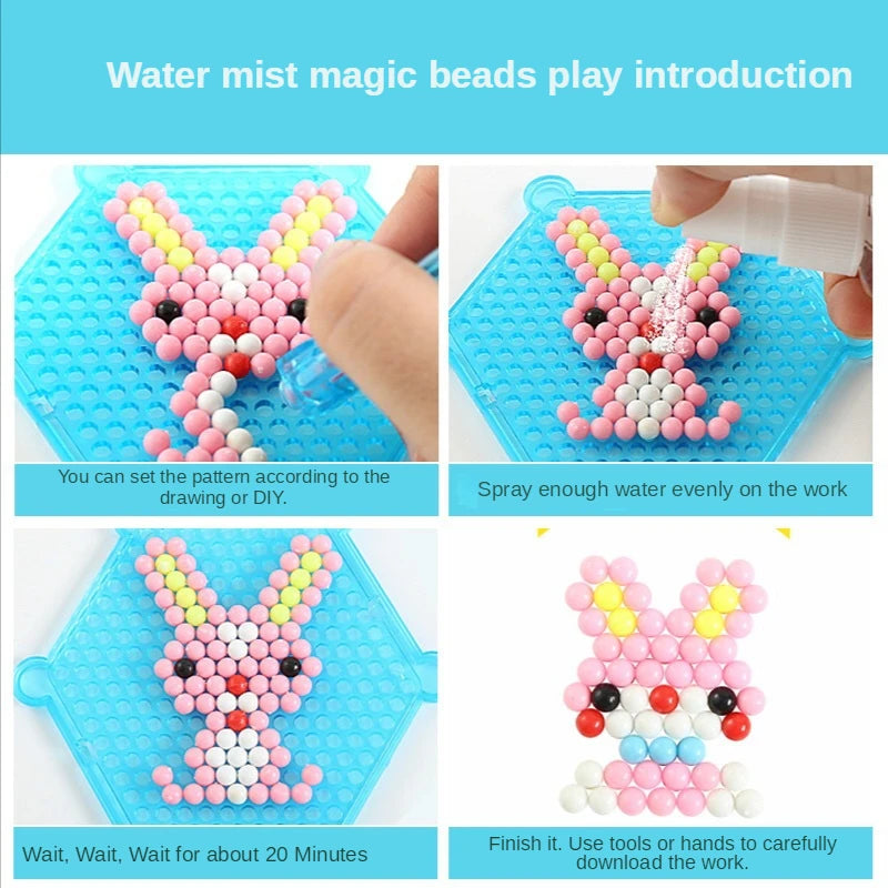 1000-Piece DIY Water Spray Beads Set – Craft Kit for Kids