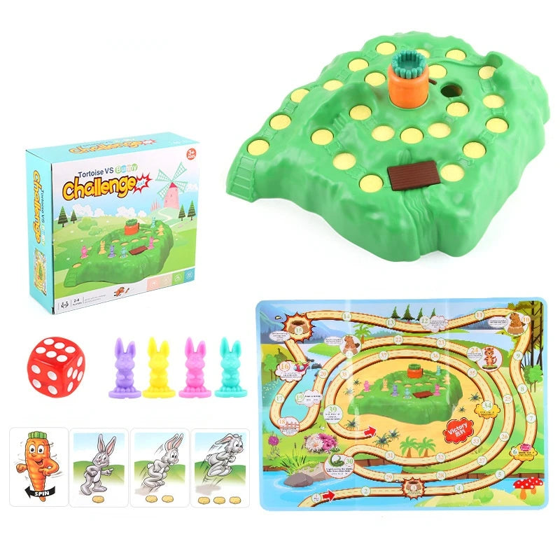 Tortoise and Rabbit Race Board Game