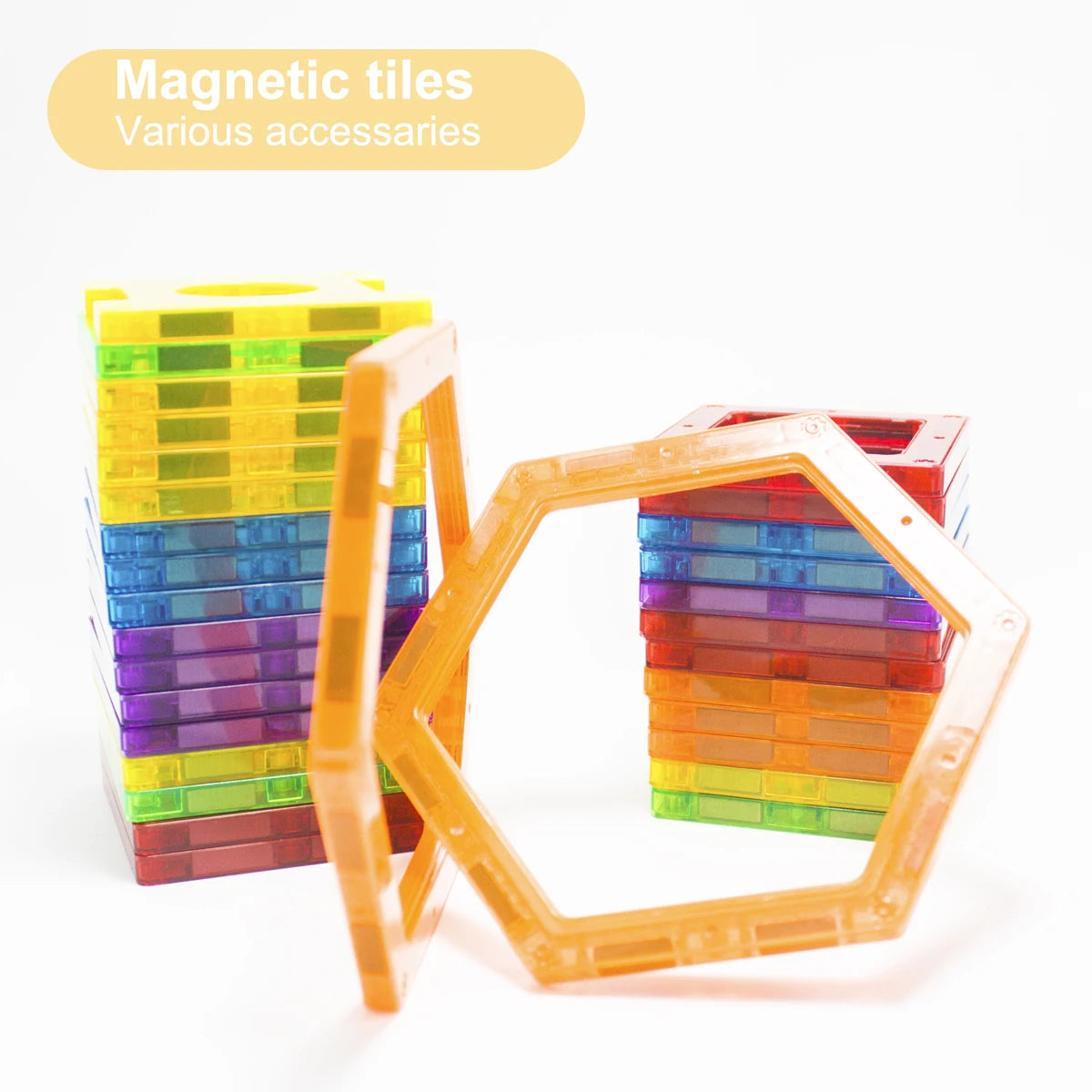 70-Piece Magnetic Building Blocks Set - 3D DIY Toy for Ages 3+