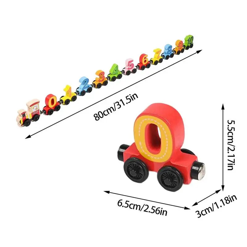 Number Train Toy - Early Education Counting & Calculation Blocks