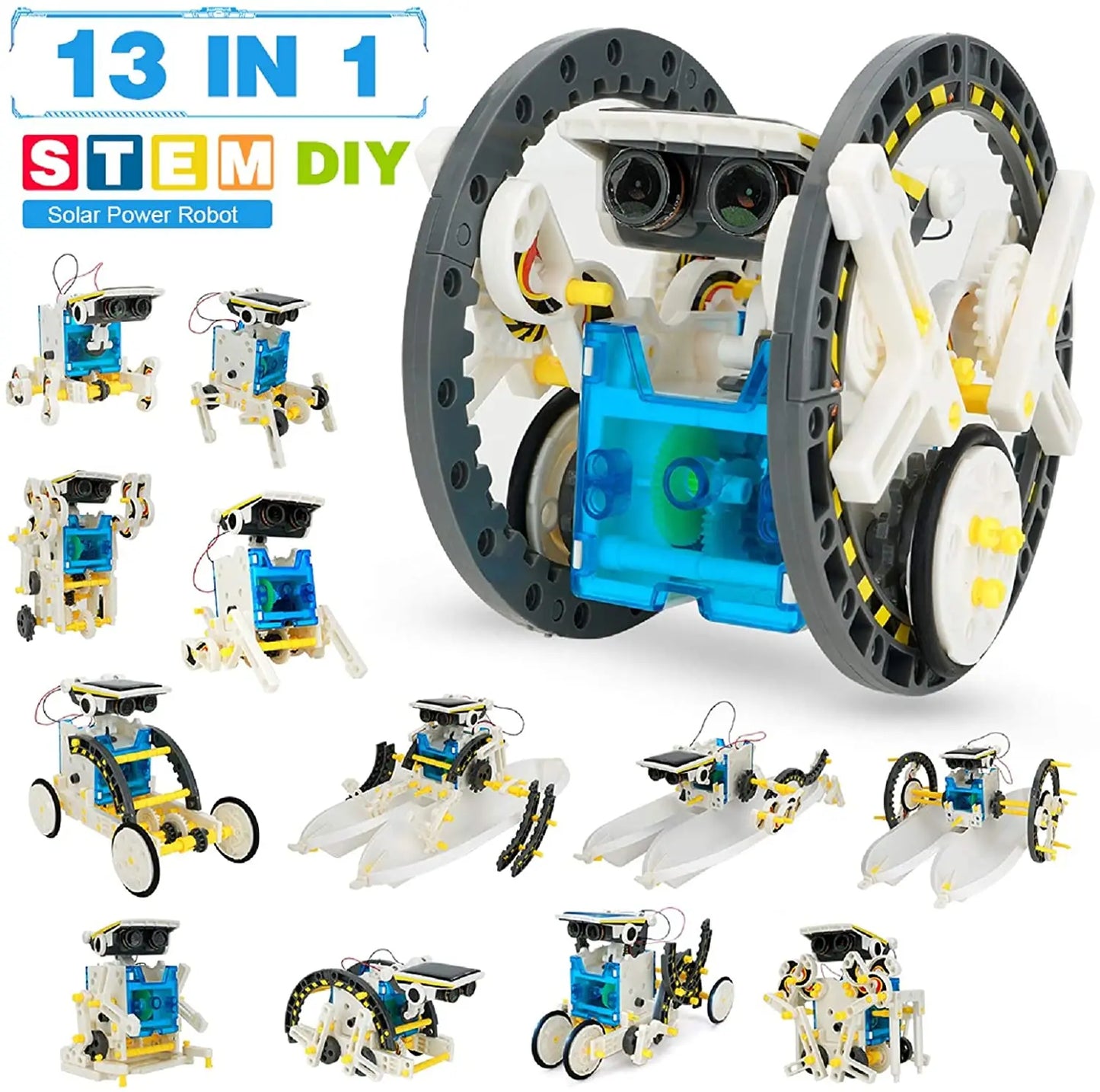 13-in-1 Solar Robot Kit – STEM Educational Toy for Kids