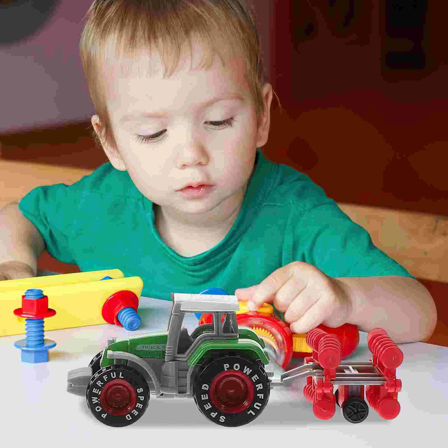 2-Piece Farm Cart Tractor Toy