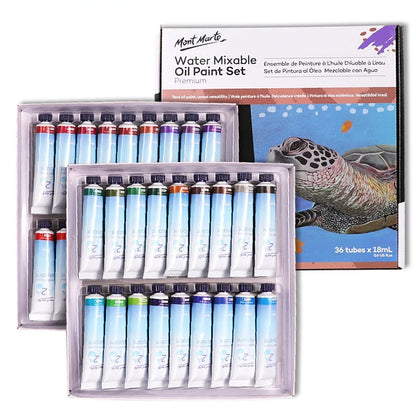 8/36 Color Oil Paint Set – Light-Resistant & Odor-Free