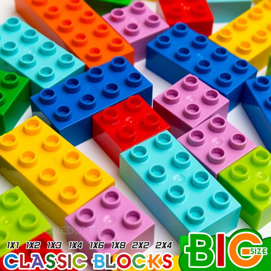 Big Building Blocks Set – Classic Bricks for Toddlers