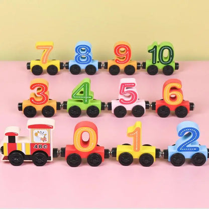 Number Train Toy - Early Education Counting & Calculation Blocks