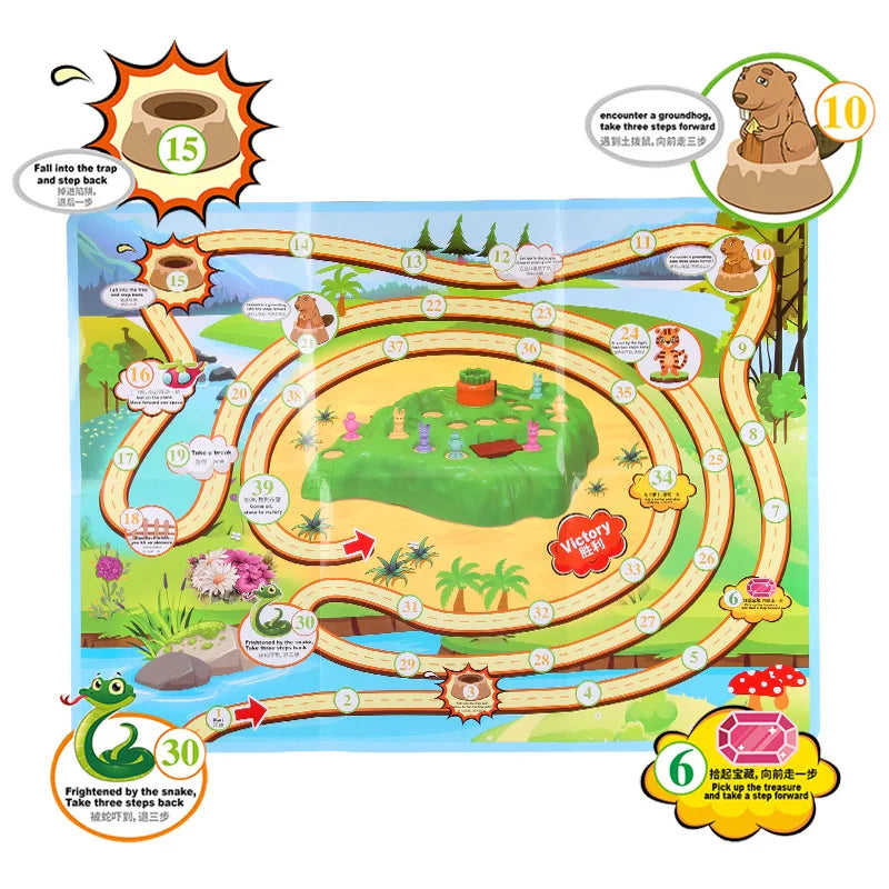 Tortoise and Rabbit Race Board Game