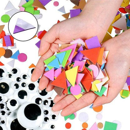 Handmade DIY Sponge Patch Toys – Shape & Color Recognition