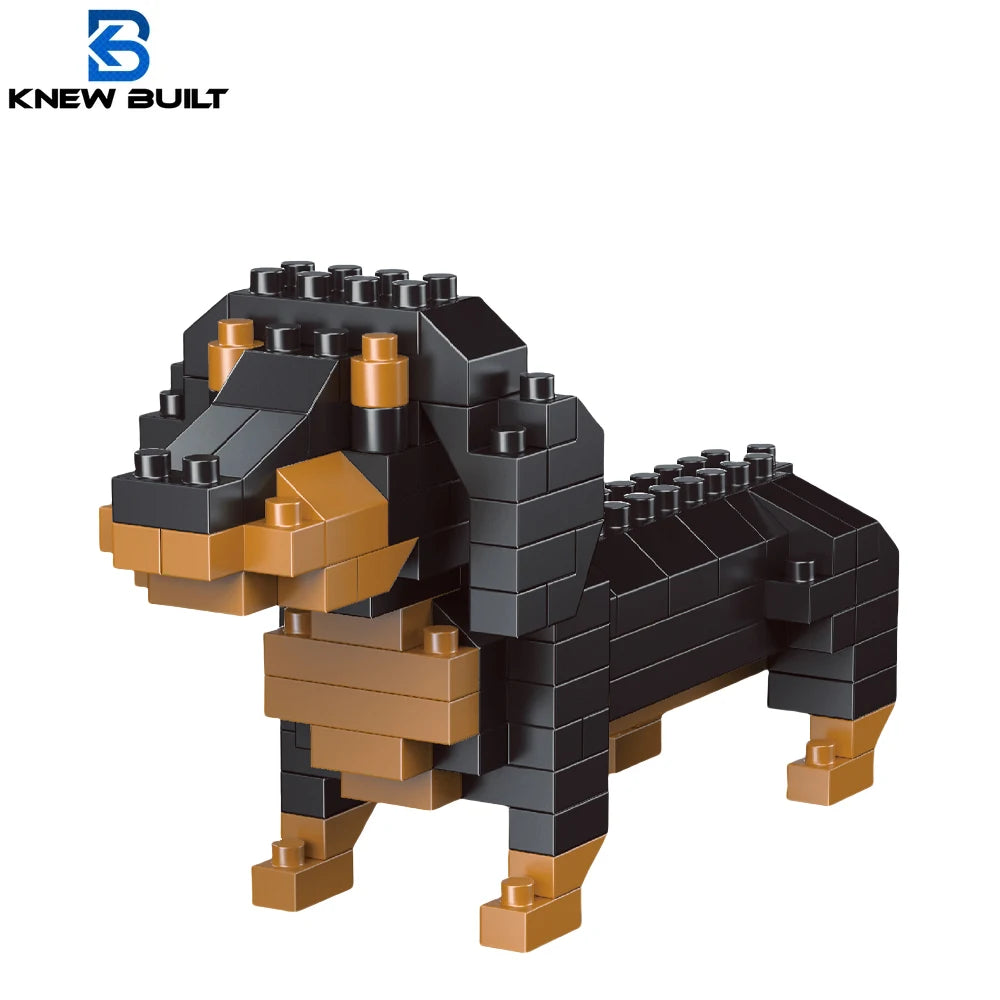 Super Mini Dachshund Dog Building Block Kit