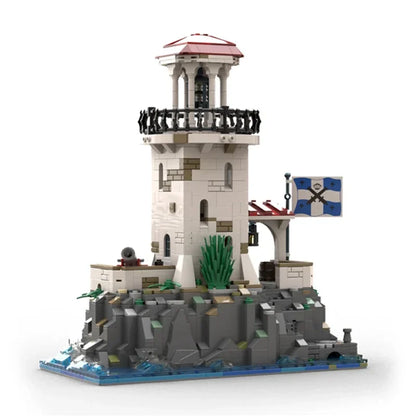 MOC Building Blocks Island Model – Empire Fort & Lighthouse