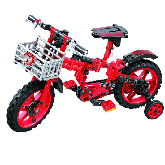 STEM Building Blocks: Technology Series Red Bicycle Assembly Toys