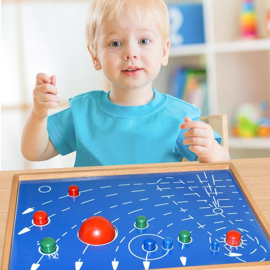 Montessori Solar System Puzzle: Educational Toy
